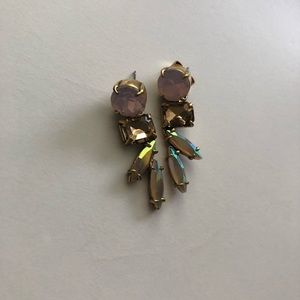 J.Crew Gemstone Statement Earrings